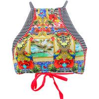 Phax High Neck Swimsuit Havana Feel Multicolor women\'s Mix & match swimwear in Multicolour