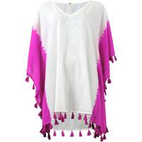 phax pink tunic tie die zulu womens tunic dress in pink