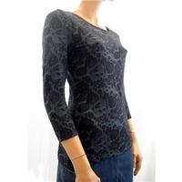 Phase Eight Medium Navy Blue Floral Print Top