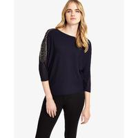 phase eight donisha beaded shoulder knit