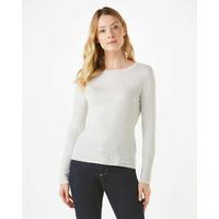 phase eight stevie button cuff knit top