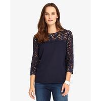 phase eight lowri long sleeve lace blouse