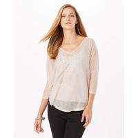 phase eight spot burnout top