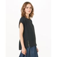 phase eight maddy double zip crepe blouse