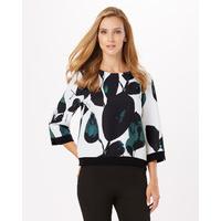 Phase Eight Lisa Leaf Print Blouse