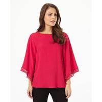 Phase Eight Hena Crochet Sleeve Top