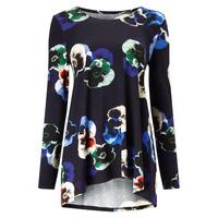 Phase Eight Pansy Print Longline Top