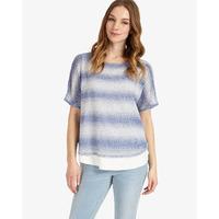 Phase Eight Space Dye Stripe Macey Knit