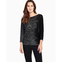 Phase Eight Bona Brushstroke Foil Knit