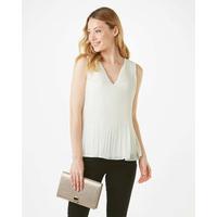 Phase Eight Ella Pleated Sleeveless Blouse