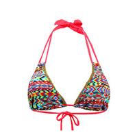 Phax Multicolor Triangle Swimsuit Semi Halter Turkana