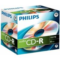 Philips CD-R Audio 700MB 80min 10pk Jewel Case