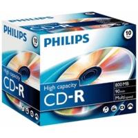 Philips CD-R 800MB 90min 10pk Jewel Case