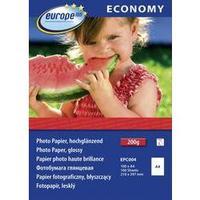 Photo paper Europe 100 Economy Photo Paper Glossy EPC004 DIN A4 210 gm² 100 Sheet High-lustre