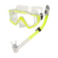 Phantom Aquatics Panoramic Mask Snorkel Set Yellow