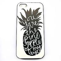 Pineapple Pattern PC Hard Case For iPhone 7 7 Plus 6s 6 Plus SE 5s 5