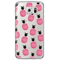 Pineapple Pattern TPU Soft Ultra-thin Case Cover For Samsung GalaxyS7 edge / S7 / S6 edge plus /S6 edge/s6/s5/s4