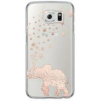 Pink Elephant Pattern Soft Ultra-thin TPU Back Cover For Samsung GalaxyS7 edge/S7/S6 edge/S6 edge plus/S6/S5/S4