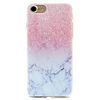 Pink Marble Pattern TPU High Purity Translucent Openwork Soft Phone Case for iPhone 7 7Plus 6S 6Plus SE 5S 5
