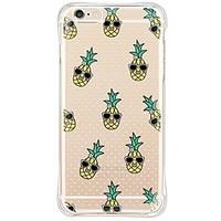 Pineapple Back Shockproof/Dust proof/Waterproof/Transparent TPU Soft Case For i6s Plus/6 Plus/6s/6/SE/5S/5