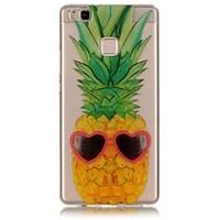 Pineapple Pattern Back Cover Transparent TPU Soft Case Cover For Huawei P9 / P9 Lite / P8 Lite