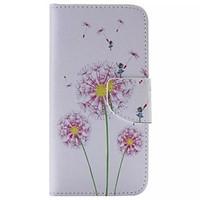 Pink Dandelion Painted PU Phone Case for Galaxy S6edge Plus/S6edge/S6/S5/S5mini/S4/S4mini/S3/S3mini
