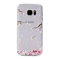 Pink Peach Pattern Material TPU Phone Case For Samsung S7 S7EDGE