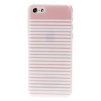 Pink Stripe Pattern PC Hard Back Cover for iPhone 5C