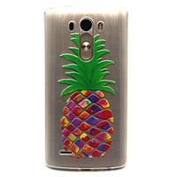 pineapple Pattern TPU Relief Back Cover Case for LG G3