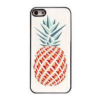 pineapple design aluminium hard case for iphone 44s