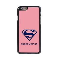 Pink Bottom Mark Pattern Aluminum Hard Case for iPhone 6/6S