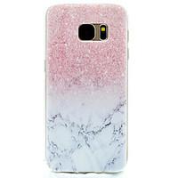 Pink Marble Pattern TPU High Purity Translucent Openwork Soft Phone Case for Samsung Galaxy S7 Edge S7 S5 S5MINI