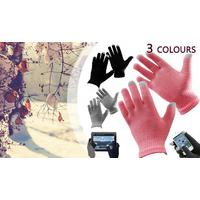 PINK Touch Screen Magic Gloves