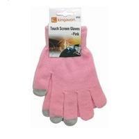 Pink Touch Screen Gloves