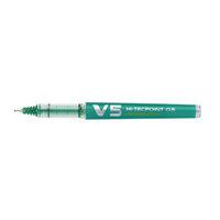 pilot v5 refillable green 107100104 pk10