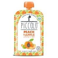 Piccolo Peach & Apple with Basil 100g