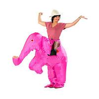 Pink Inflatable Costume Funny Elephant Performance Annual Party Hilarious Elephant Carnival Costume Event Party Supplies