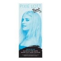 Pixie Lott Paint Washout Colour 100ml Flourescent Blue 206, Blue