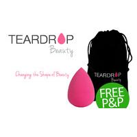 Pink Teardrop Beauty Makeup Blender Sponge & Bag