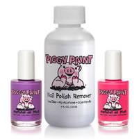 piggy paint girls rule non toxic nail varnish and remover set