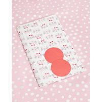 Pink Polka & Cat Wrapping Paper
