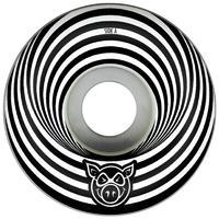 Pig Vertigo Skateboard Wheels - Black 52mm (Pack of 4)