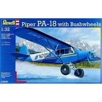 PIPER PA-18 with Bushwheels Aircraft 1:32 Scale Model Kit