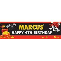 Pirate Fun Personalised Party Banner