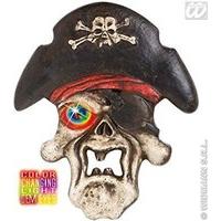 Pirate Skulls Withcolour Changing Eyes Accessory For Buccaneer Fancy Dress