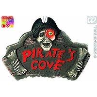 Pirate Cove Signs With Changing Color Eye Accessory For Bucaneer Fancy Dress