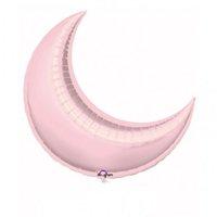 pink 10 crescent moon balloon