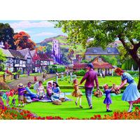 Picnic on the Green Jigsaw Puzzle 1000 Pieces