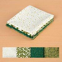 pinflair christmas fat quarter bundle 3 variants holly and stars all d ...
