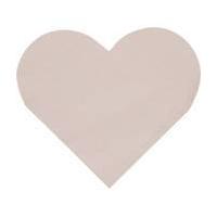 Pink Heart Shape Paper Napkins 20 Pack
